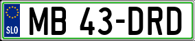 Truck License Plate